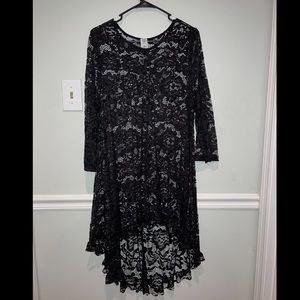 High Low Dress Womens See Through size 2x